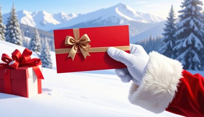 Holiday Cheer Santa's Gift of Winter Wonderland Bliss, the Perfect Seasonal Present for All!