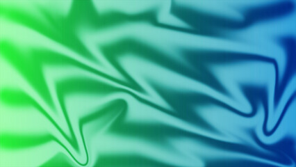 Fluid Abstract Background with Green and Blue Gradient Swirls