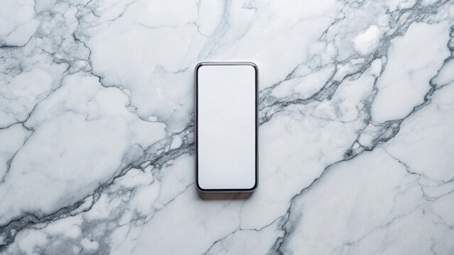 Smartphone on Marble Background