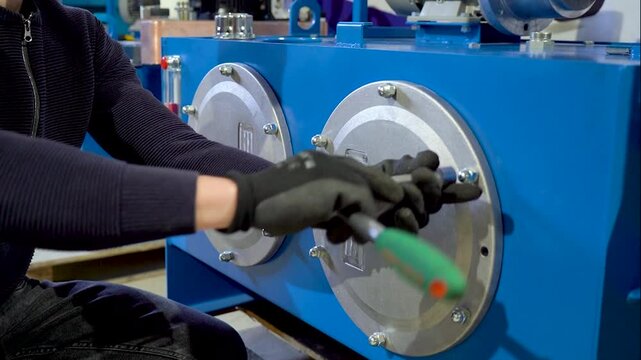 manufacturing hydraulic cylinders, step-by-step process, metal fabrication, cylinder assembly, high-pressure industrial factory workflow, quality control, heavy machinery, steel hydraulic systems