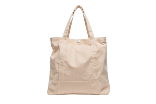 brown bag isolated on white eco-friendly reusable cloth shopping bag