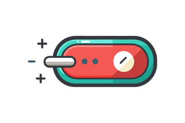 Obraz premium toggle switch on icon minimal