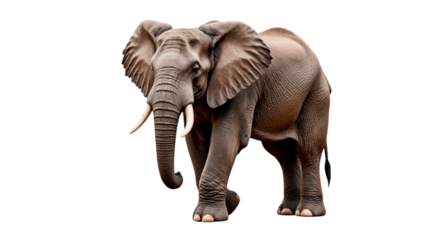 elephant isolated on white
