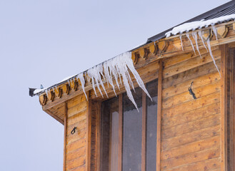 icicles on the roof