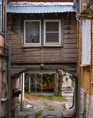 old wooden house