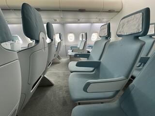 si&egrave;ges avion vue cot&eacute;