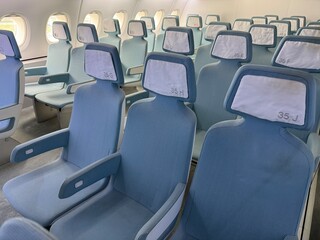 si&egrave;ges avion sans passagers