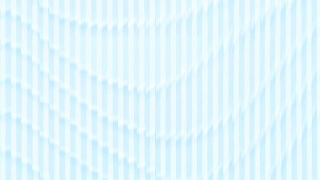 Abstract light blue and white striped background with a soft texture and faint design elements.