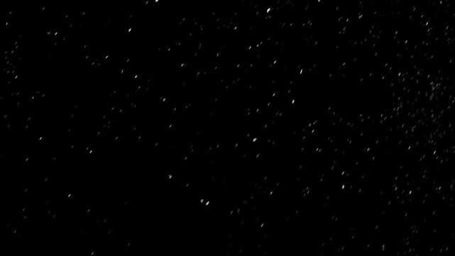 A dark background with falling snowflakes and an Adobe Stock logo in the center.
