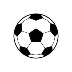 Fototapeta premium Classic soccer ball on background symbol