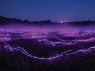 Royal purple neon abstract vector design with grayscale and cmyk color palette