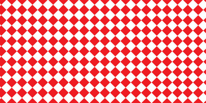 Red Diamond Checkerboard Pattern Icon. seamless geometric pattern with triangles, Diamond Pattern Background &ndash; Abstract Checkerboard Vector Icon.