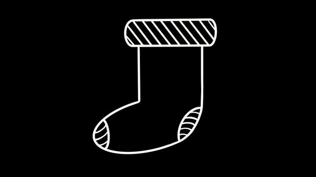 Easy to christmas sock with gifts