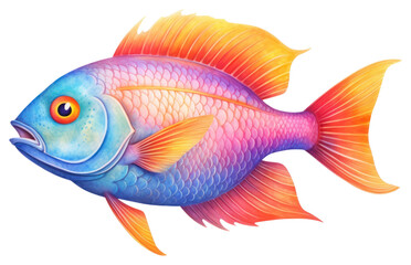 PNG Fish goldfish cartoon drawing.