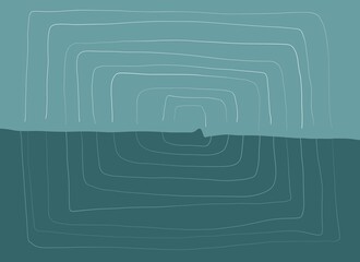 Minimal abstract image for printing. Picture for modern interiors. The picture is painted by hand on a tablet. © neurostructure