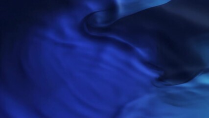 Vibrant deep blue silk gently flowing, a luxurious modern backdrop for elegance and sophistication