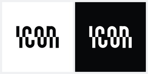 icon letter mark logo design graphic vector,  typography font text wordmark icon, typography text icon logo concept