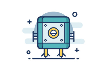 safe outline protection emblem