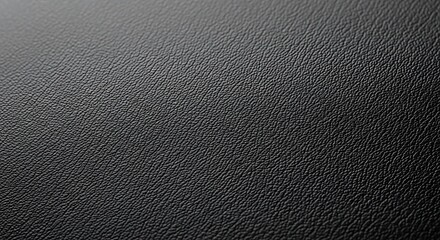 Macro view of a black textured surface featuring a finely detailed patterned strip