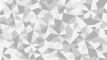 Geometric Grey Low Poly Pattern Background – Abstract Faceted Polygon Texture for Modern Design, Minimalist Themes, Branding, and Digital Graphics