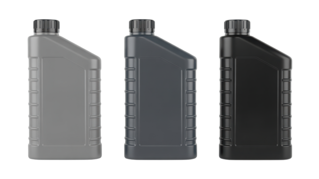 Automotive essential motor oil bottles in neutral shades for diverse use cases