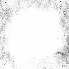 Grunge Black and White Texture Background – Distressed Ink Splash Border, Rough Concrete Noise, Vintage Grunge Frame, Abstract Dirty Textured Banner for Design, Poster, and Graphic Layouts