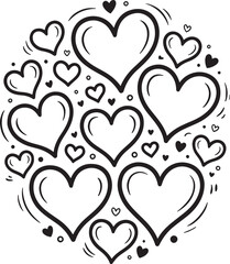 Valentine Vector, Love Vector, Valentine Black Vector, Valentine Icon