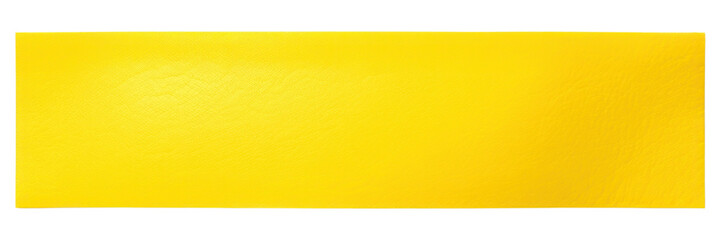 PNG Glossy yellow vinyl adhesive strip paper white background simplicity.