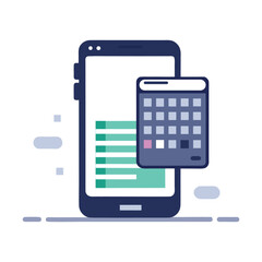 Dark Mode Developer Smartphone Mockup Vector