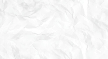 Paper texture Crumpled White. close up white crumpled paper background. Top view.