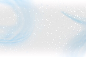 Soft light blue abstract background with subtle white dots and gentle curves isolated on transparent background