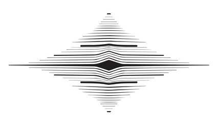 Abstract Geometric Starburst Halftone Lines Design