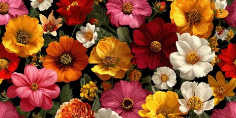 Elegant Floral Pattern Illustration Background for Design Projects