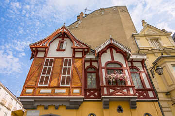 Dans les rues de Vichy en France