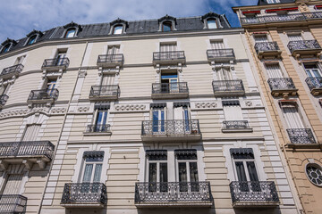 Dans les rues de Vichy en France