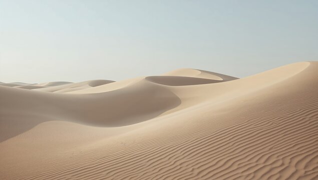 sand dunes in the desert - Powered by Adobe