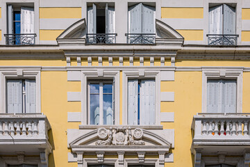 Dans les rues de Vichy en France