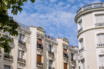 Dans les rues de Vichy en France