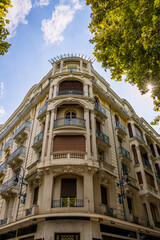 Dans les rues de Vichy en France