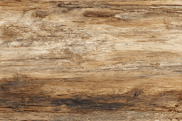 Detailed closeup of weathered rough wood grain texture with natural variations in color and form