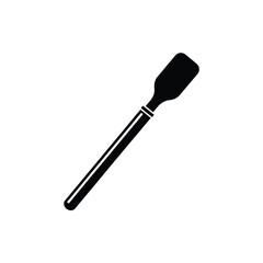 Black spatula kitchen utensil icon tool cooking
