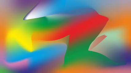 Vibrant rainbow gradient abstract background with soft blending colors