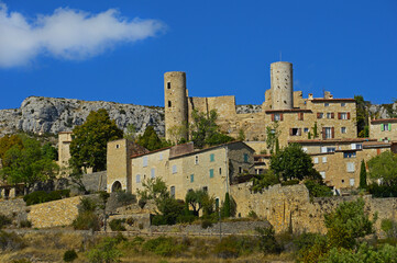 The village of Bargem in southeastern France