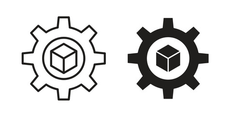 Product development icon line illustration background. icon concept vector