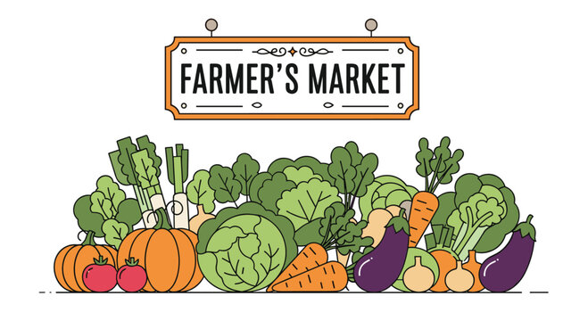 Farmers Market Vector Images – Browse 116,066 Stock Photos