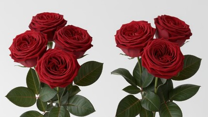 Stunning red roses convey love and passion perfectly for Valentine's Day or romantic celebrations in designs and heartfelt messages of affection