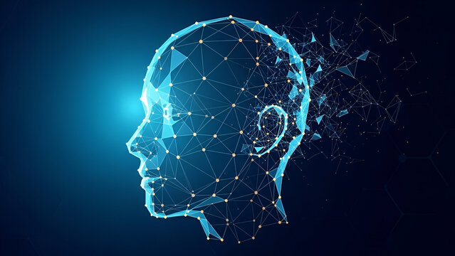 abstract human brain