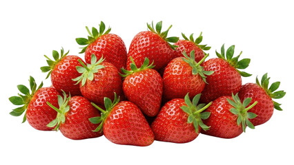 Berry Bounty: A vibrant collection of fresh, ripe strawberries, their brilliant red hues and luscious textures a testament to the delights of nature's offerings.