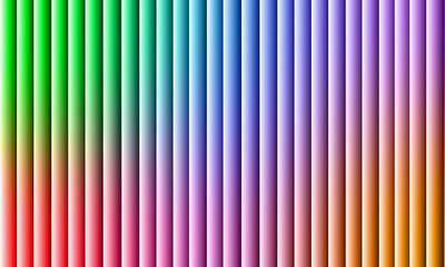 A vibrant rainbow color spectrum gradient flowing across a series of vertical 3D tubes creating a textured background.