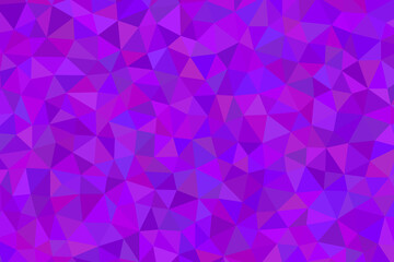 Geometric purple background with triangles in various shades, creating a modern and abstract design element